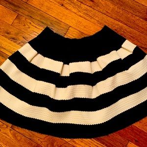 Black & White Tennis Skirt